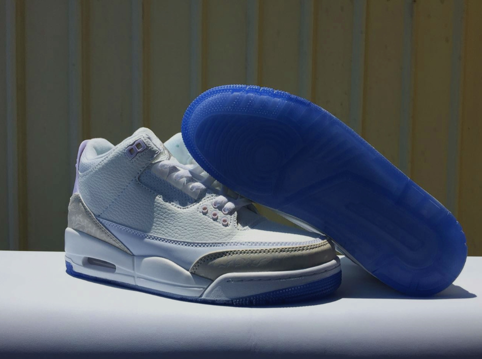 Air Jordan 3 Retro Pure White Triple White