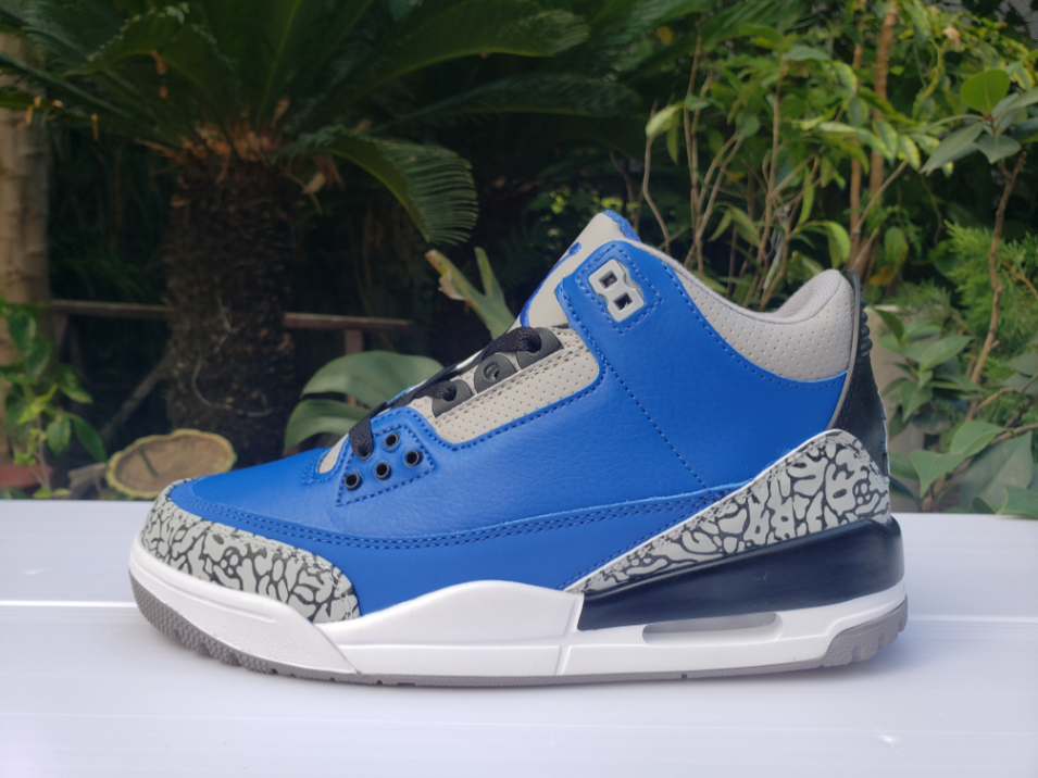 Air Jordan 3 Retro Varsity Royal Black Cement