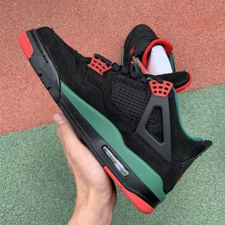 Air Jordan 4 Black Green