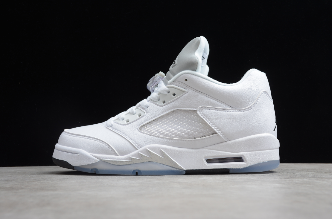 Air Jordan 5 Low GS 'White Wolf Gray'