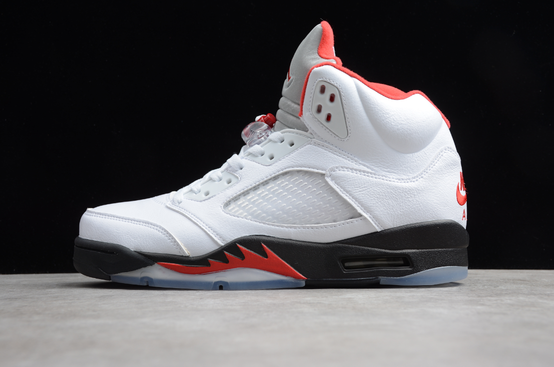 Air Jordan 5 Retro Fire Red Silver Tongue (2020)