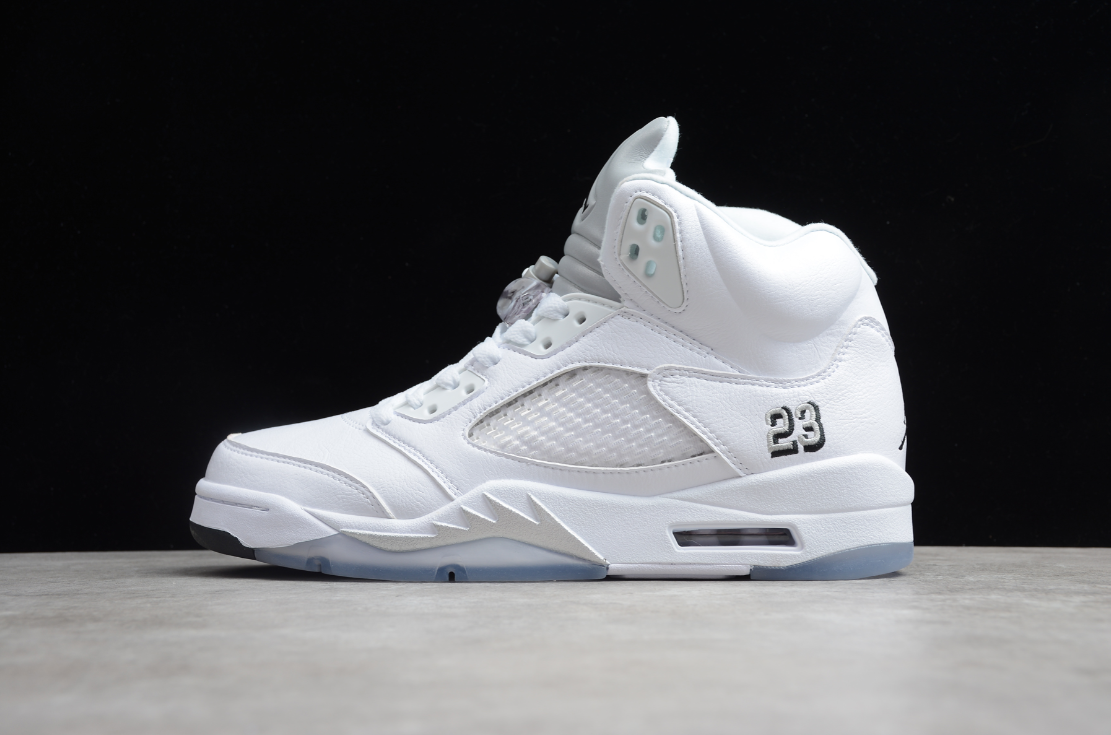 Air Jordan 5 Retro Metallic White