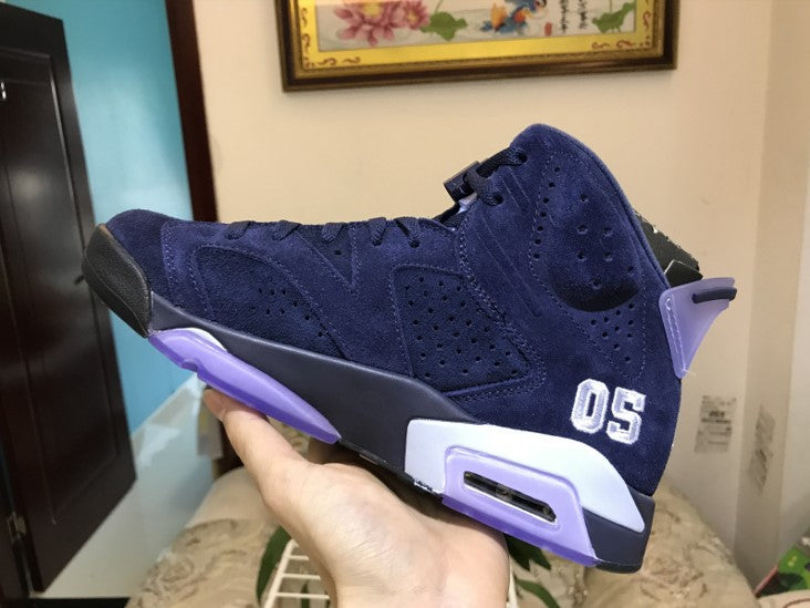 Air Jordan 6 Blue Suede