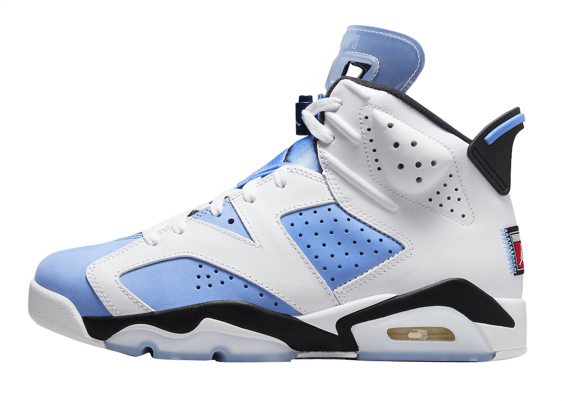 Air Jordan 6 Retro UNC White