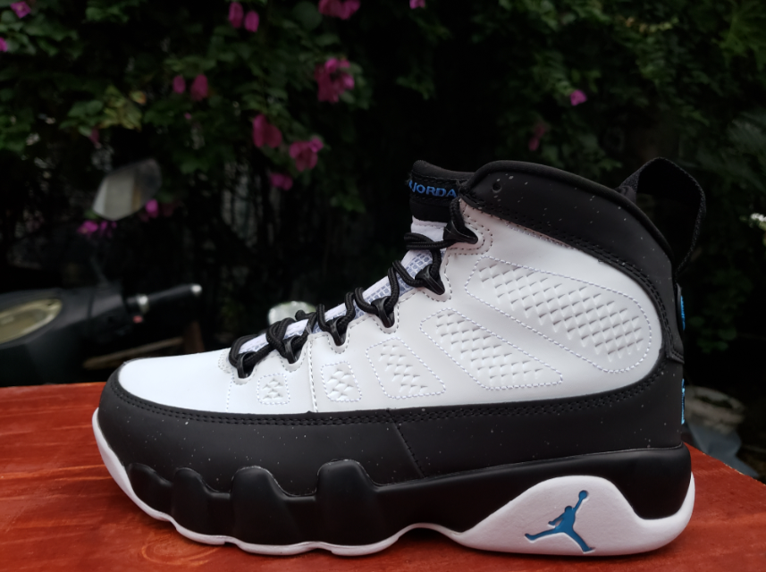 Air Jordan 9 White And Black Jade