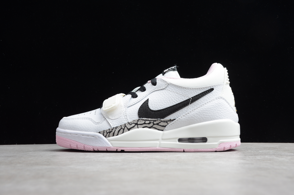 Air Jordan Legacy 312 Low GS White Black Pink Foam