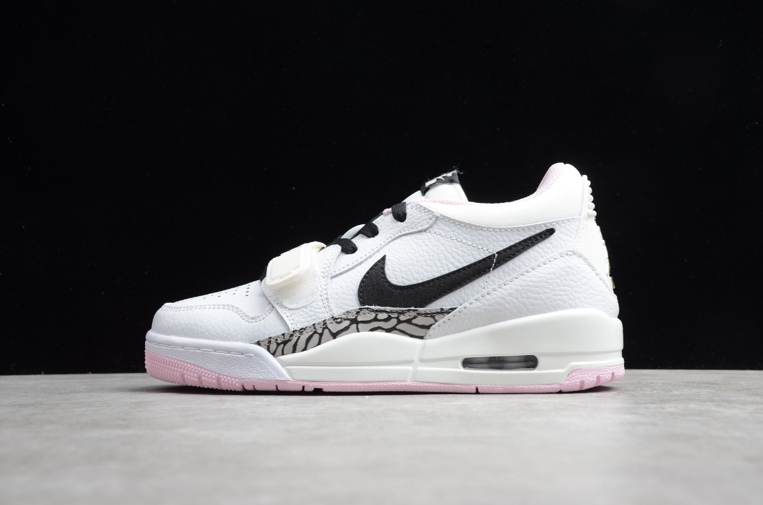 Air Jordan Legacy 312 Low GS White Black Pink Foam