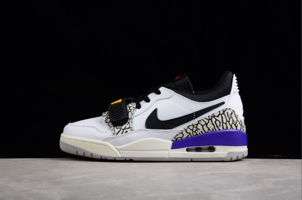 Air Jordan Legacy 312 White Low Lakers