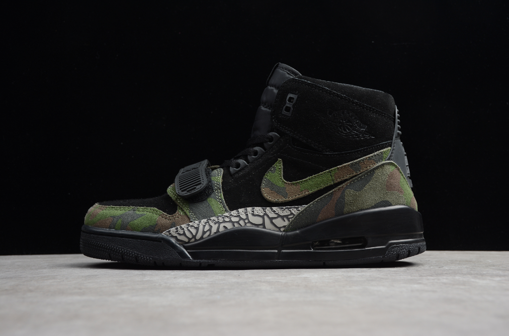 Air Jordan Legacy 312 'Black Camo Green'