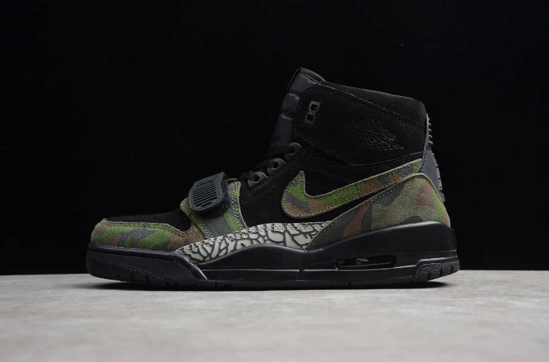 Air Jordan Legacy 312 'Black Camo Green'