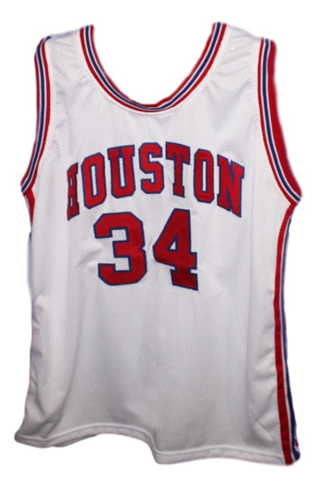 Akeem Olajuwon Jersey #34 Houston New Basketball White