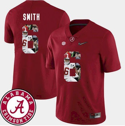 Alabama Crimson Tide #6 DeVonta Smith College Football Red Jersey