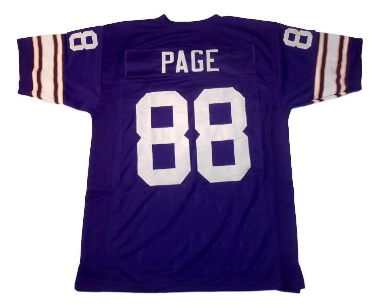 Alan Page Jersey #88 Custom Unsigned Football Stitched Purple