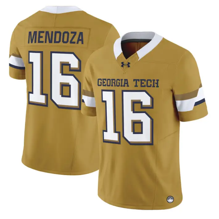 Alberto Mendoza Jersey #16 Georgia Tech Yellow Jackets 2026 Limited Stitched