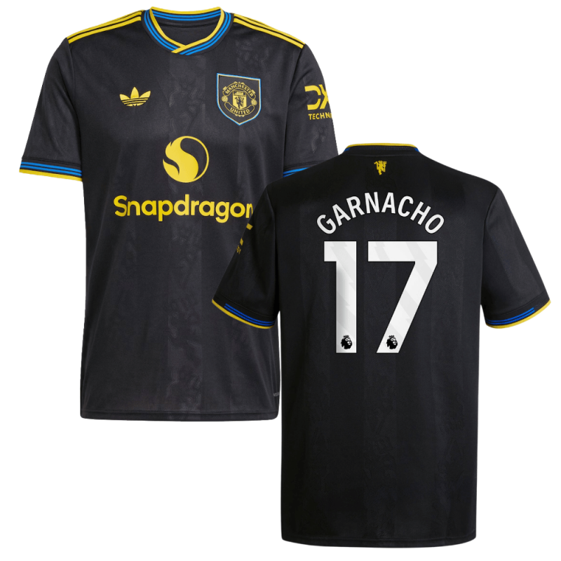 Casemiro 18 Manchester United 2025-26 Third Match Jersey – Black