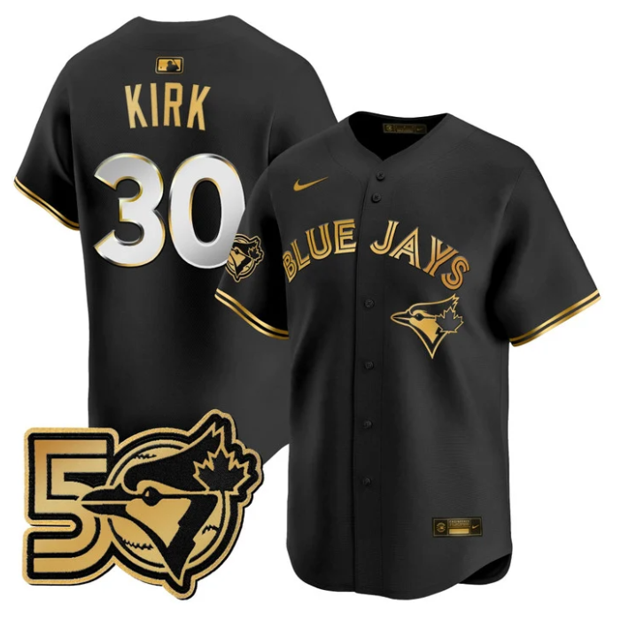 Alejandro Kirk Jersey #30 Toronto Blue Jays 50 Seasons Patch Stitched