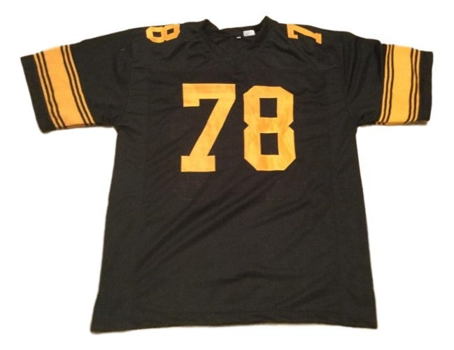 Alejandro Villanueva Jersey #78 Custom Unsigned Football Stitched Black Yellow
