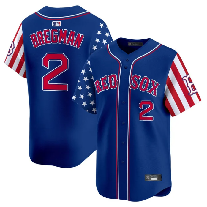 Alex Bregman Jersey #2 Boston Red Sox 2025 Memorial Day Vapor Premier Limited Stitched Royal