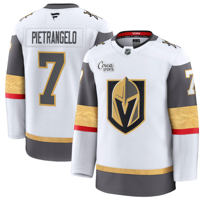 Alex Pietrangelo Jersey #7 Vegas Golden Knights Premium Stitched White