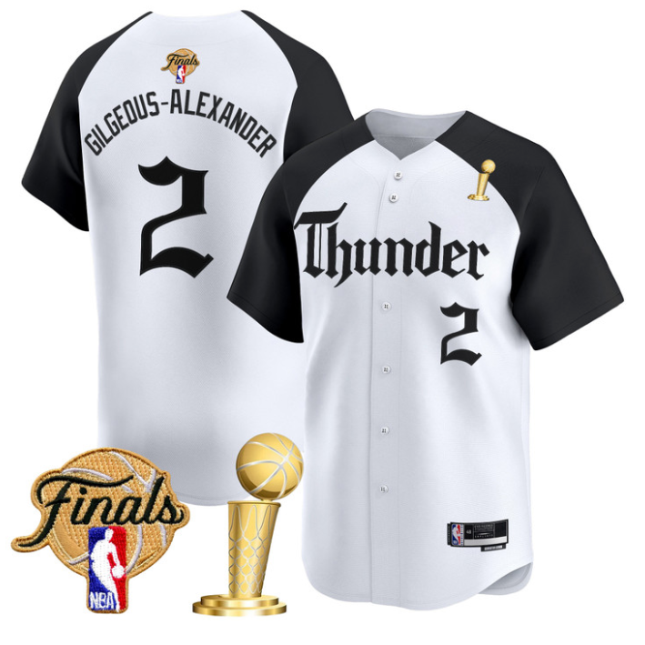 Alexander Jersey #2 Oklahoma City Thunder Gothic Storm 2025 Champions Alternate