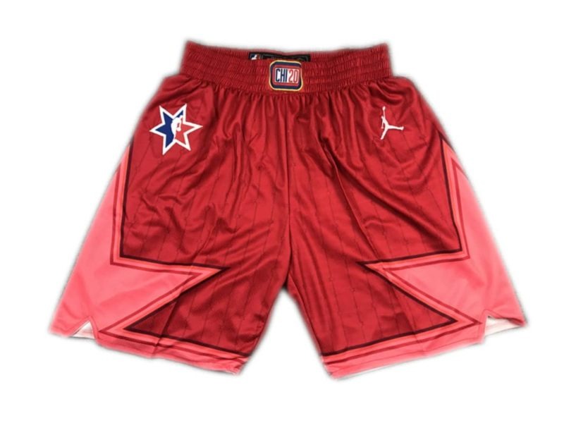 All Star Game 2020 Basketball Shorts Red