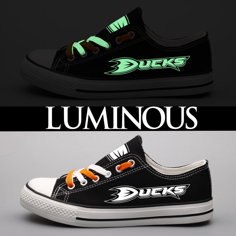 Anaheim Ducks Low Top Canvas Sport Sneakers Shoes For Men Women Fans