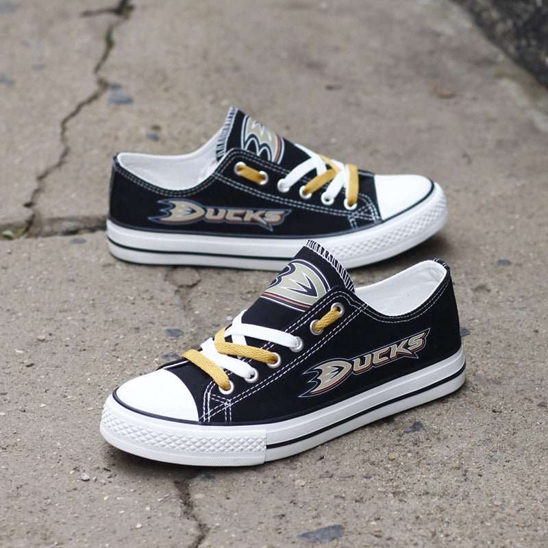 Anaheim Ducks  Low Top Canvas Sport Sneakers Shoes For Men Women Fans