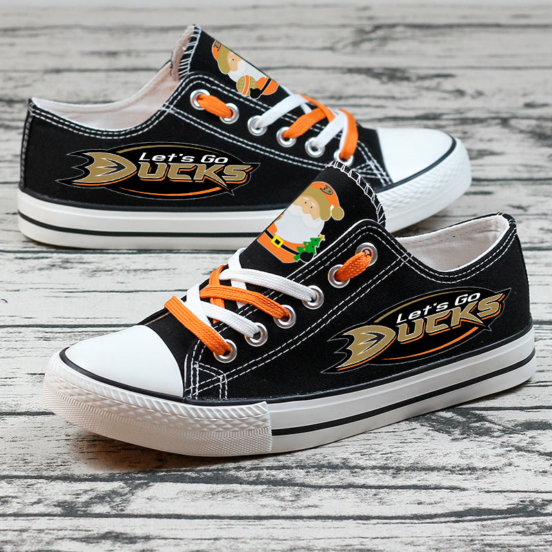 Anaheim Ducks  Low Top Canvas Sport Sneakers Shoes For Men Women Fans