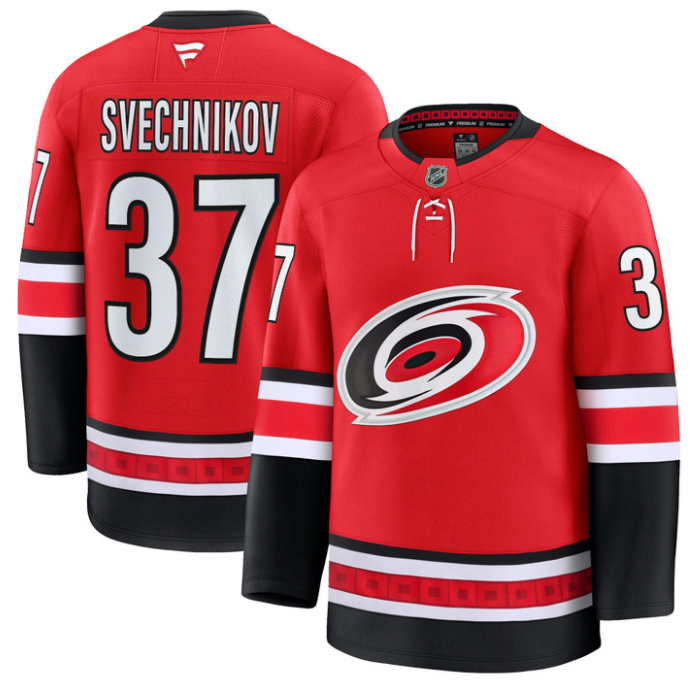 Andrei Svechnikov Jersey #37 Carolina Hurricanes Premium All Stitched Red
