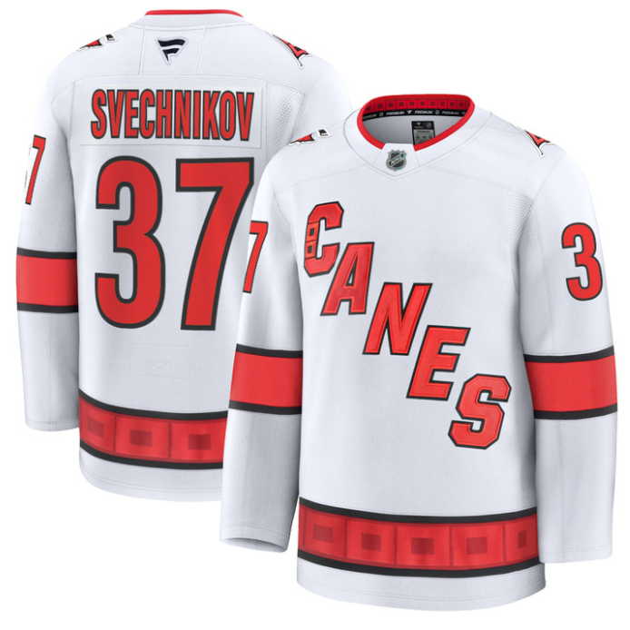 Andrei Svechnikov Jersey #37 Carolina Hurricanes Premium All Stitched White
