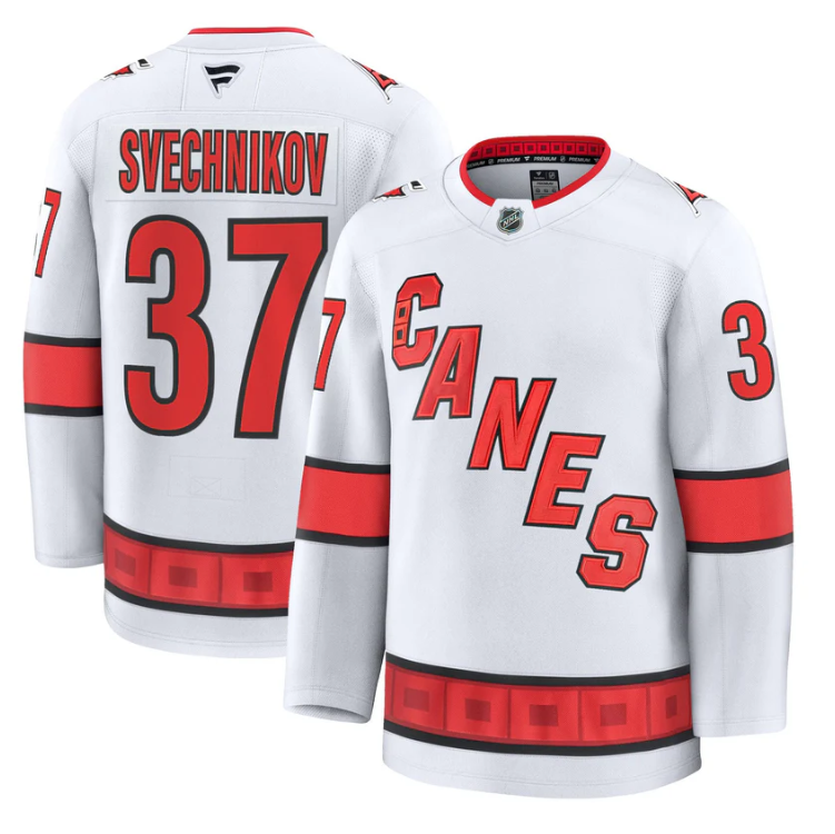 Andrei Svechnikov Jersey #37 Carolina Hurricanes 2025 - 26 Premium Stitched