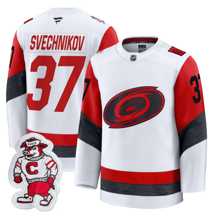 Andrei Svechnikov Jersey #37 Carolina Hurricanes 2025 - 26 Premium Stitched