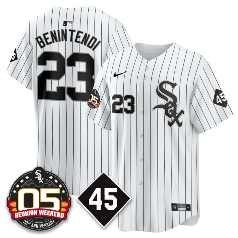 Andrew Benintendi Jersey #23 Chicago White Sox 2025 Reunion Weekend White