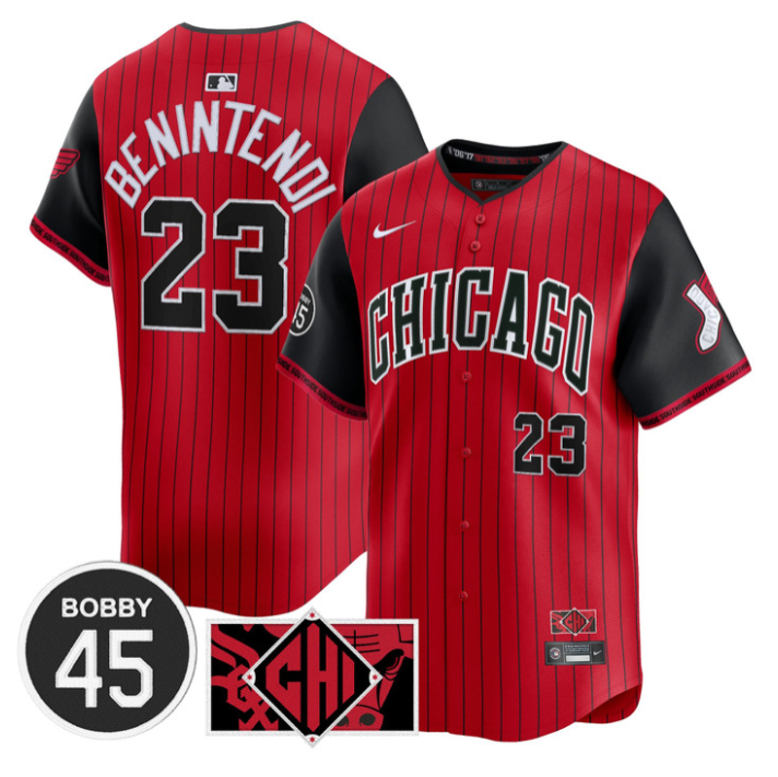 Andrew Benintendi Jersey #23 Chicago White Sox Bobby Jenks Stitched City Connect
