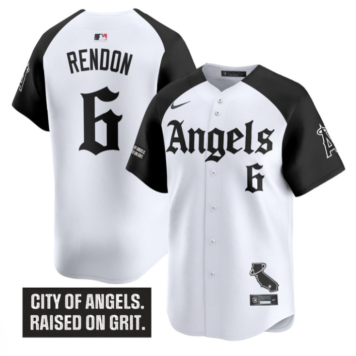 Anthony Rendon Jersey #6 Los Angeles Angels Gothic Halo Edition Stitched Alternate