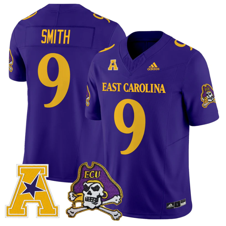 Anthony Smith Jersey #9 East Carolina Pirates 2025 Limited Stitched