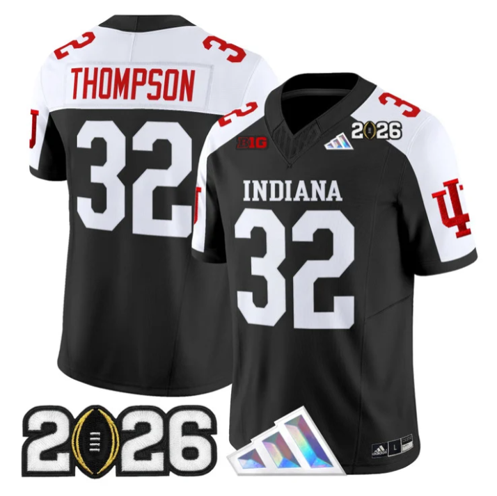 Anthony Thompson Jersey #32 Indiana Hoosiers 2026 CFP Final V3 Stitched