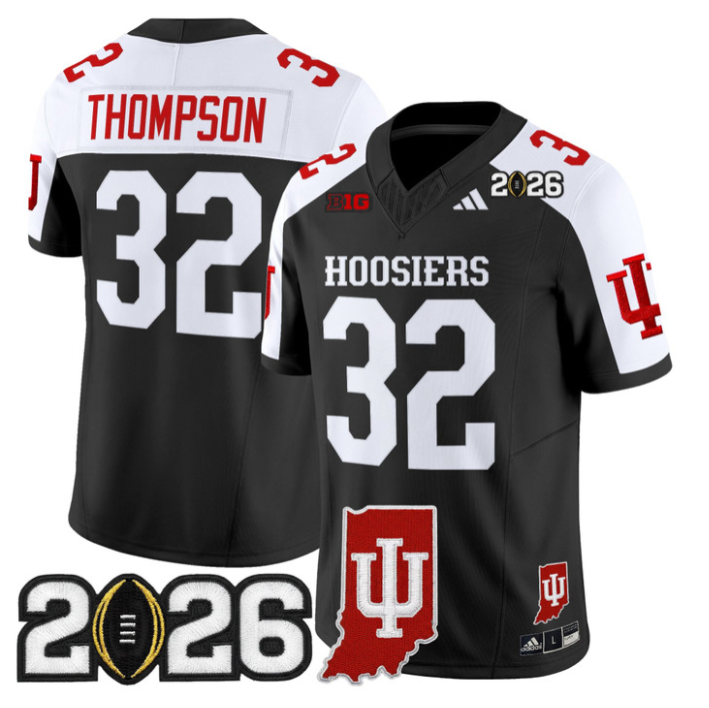Anthony Thompson Jersey #32 Indiana Hoosiers 2026 CFP Indiana State Stitched