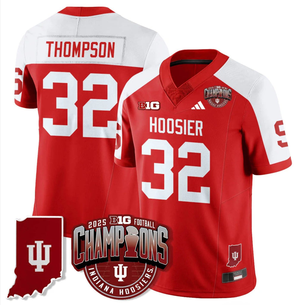 Anthony Thompson Jersey #32 Indiana Hoosiers Big 10 Champions Stitched