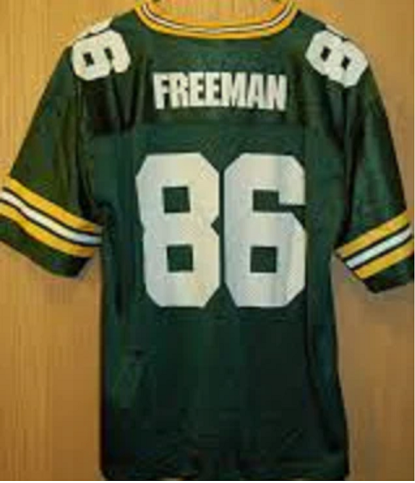 Antonio Freeman Jersey Green Bay Packers Custom Throwback Football Green