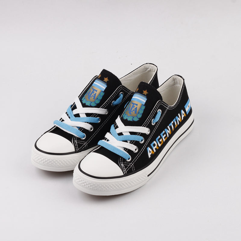Argentina Low Top Canvas Sport Sneakers Shoes For Men Women Fans