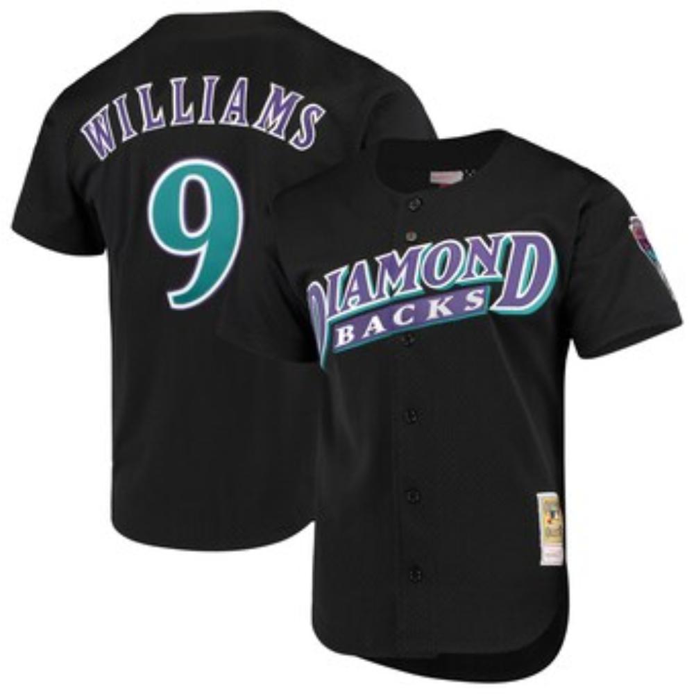 Arizona Diamondbacks Matt Williams Black Throwback Mesh Jersey
