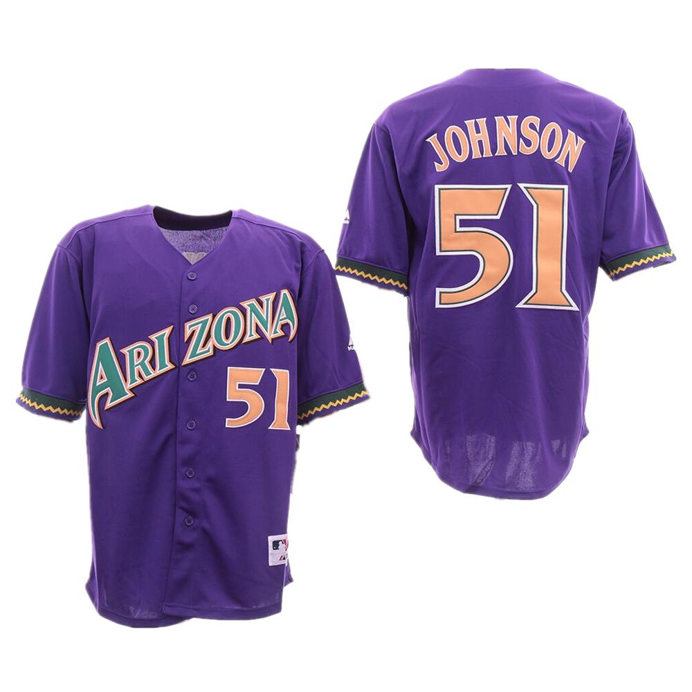 Arizona Diamondbacks Randy Johnson Purple Throwback Jersey