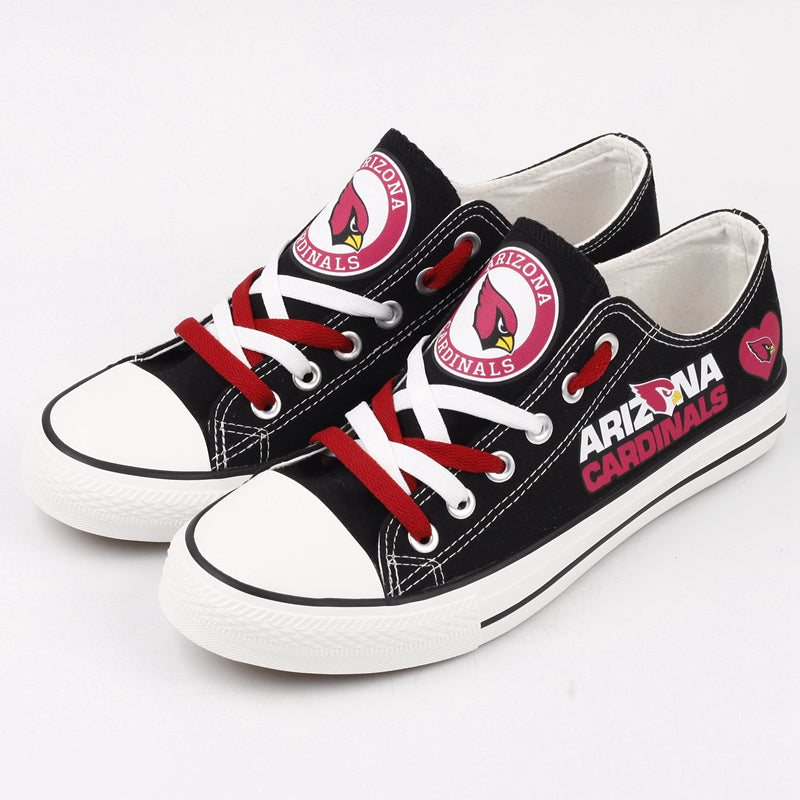 Arizona Cardinals Low Top Canvas Sport Sneakers Shoes For Men Women Fans