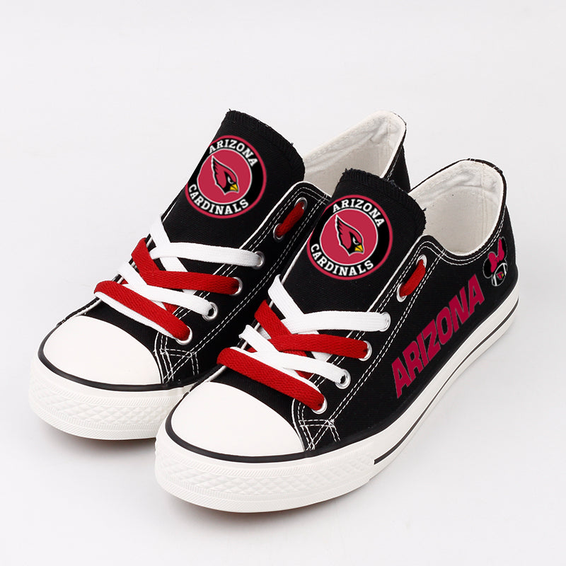 Arizona Cardinals Low Top Canvas Sport Sneakers Shoes For Men Women Fans