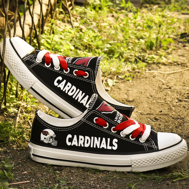 Arizona Cardinals Low Top Canvas Sport Sneakers Shoes For Men Women Fans