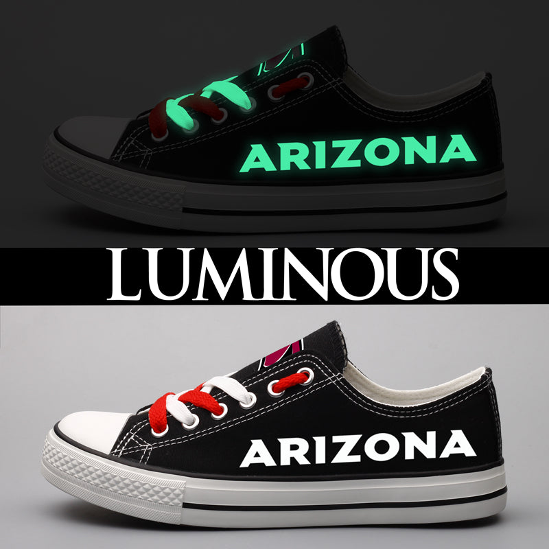 Arizona Cardinals Low Top Canvas Sport Sneakers Shoes For Men Women Fans