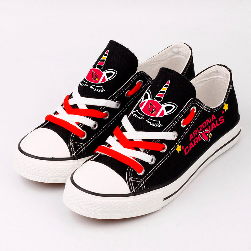 Arizona Cardinals Low Top Canvas Sport Sneakers Shoes For Men Women Fans