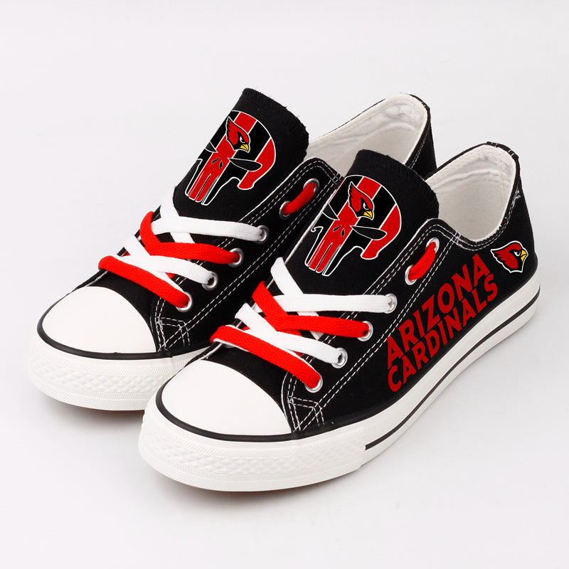 Arizona Cardinals Low Top Canvas Sport Sneakers Shoes For Men Women Fans