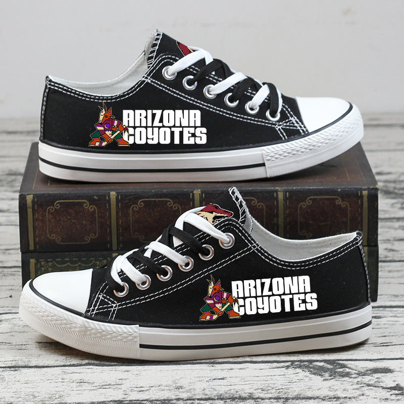 Arizona Coyotes Low Top Canvas Sport Sneakers Shoes For Men Women Fans